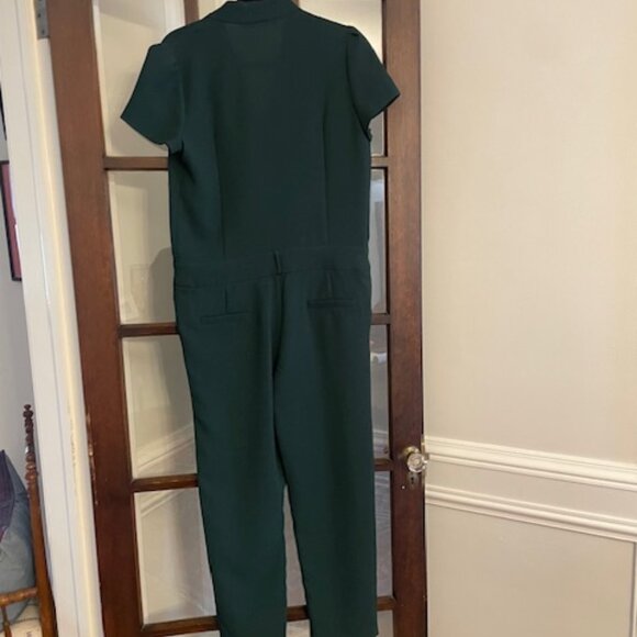 Comptoir Des Cotonniers Green Jumpsuit, Size Medium - Picture 6 of 9